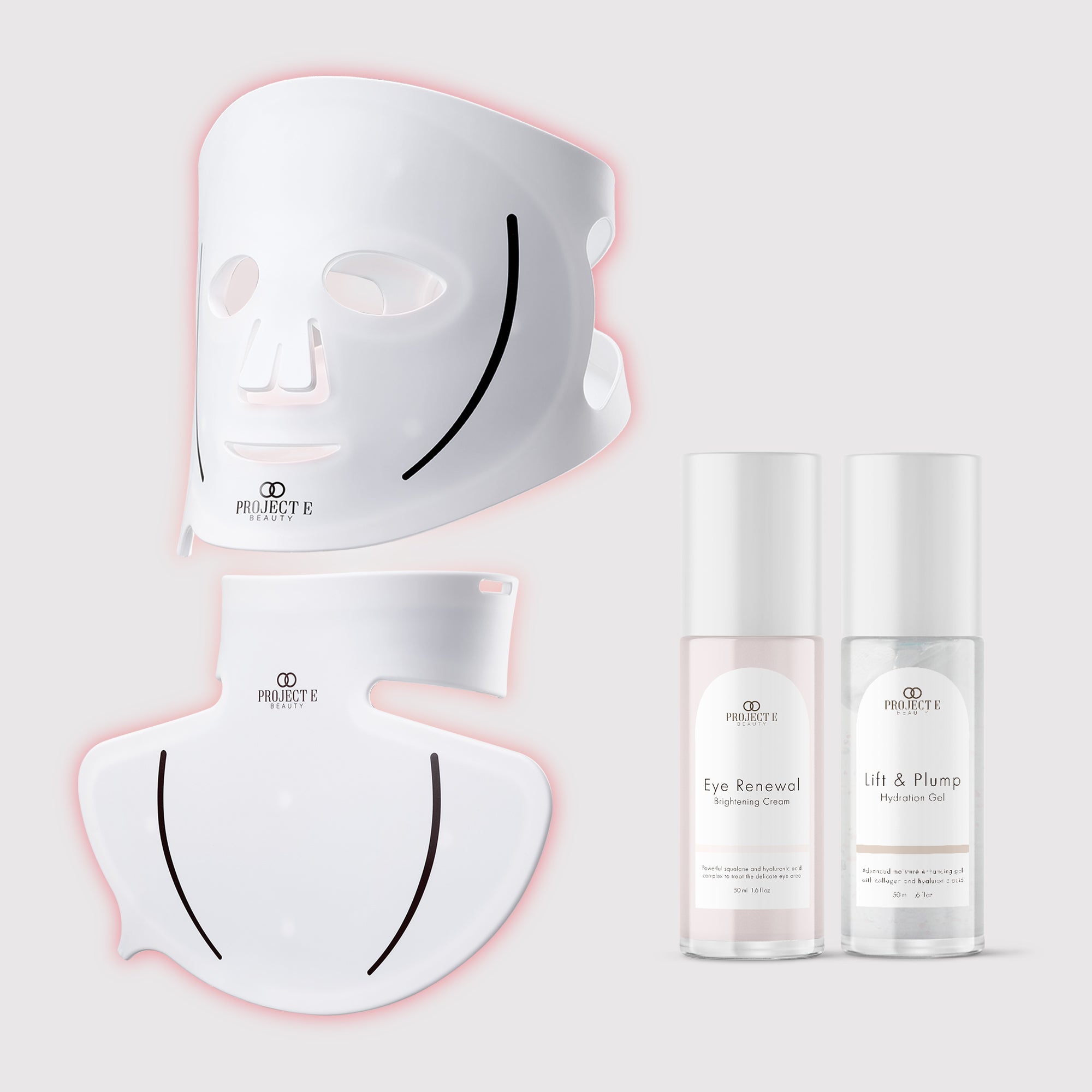 LumaLux Face+ | Pro LED Light Therapy Face & Neck Mask